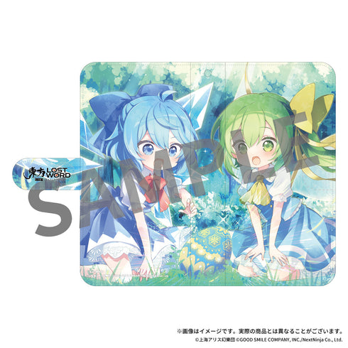 『東方LostWord』手帳型スマホケース 15 チルノ&大妖精 わくわくエッグハント